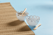 Circle Scalloped Tidbit bowl