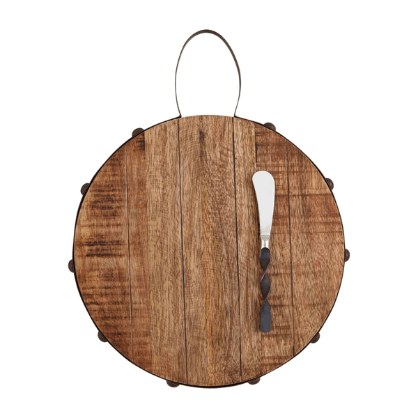 Round Wood Metal Bead board