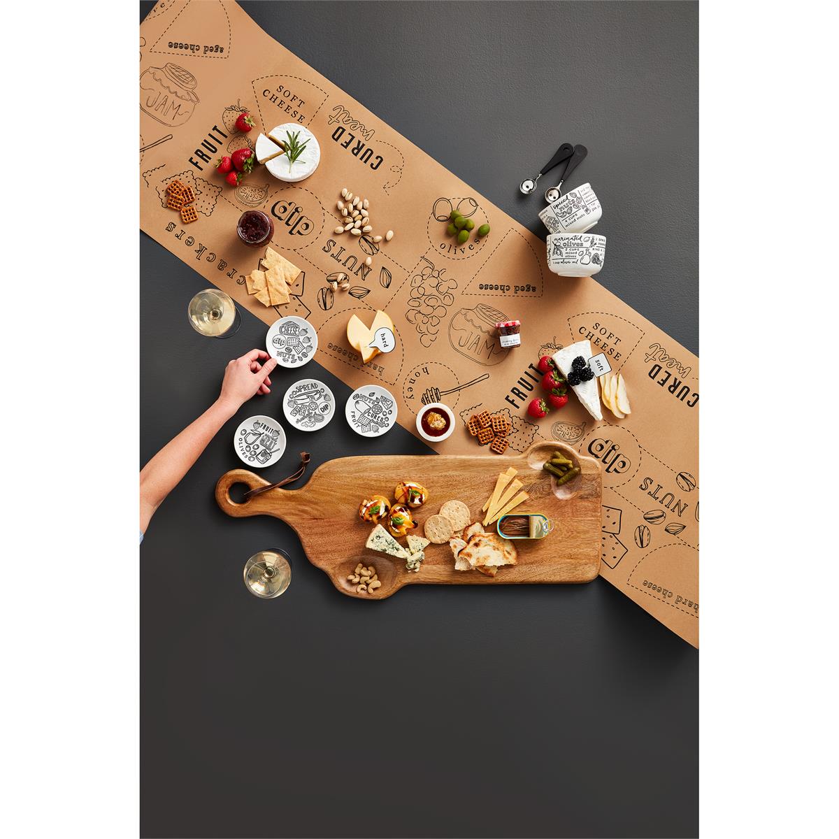 Grazing Table Runner & Cheese Marker Set