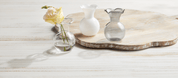 Mini White Ruffle Vase