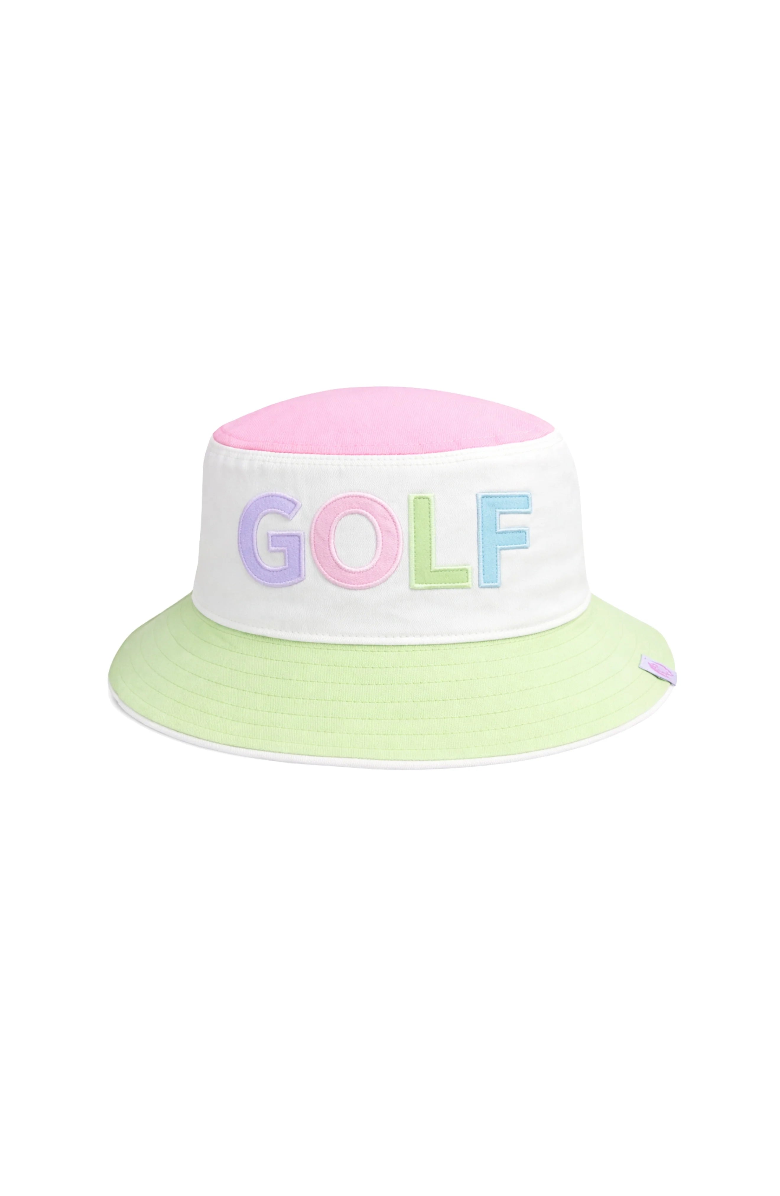 Youth Rainbow Golf Bucket Hat