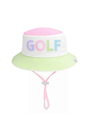Youth Rainbow Golf Bucket Hat