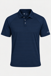 Trilogy Striped Raglan Polo