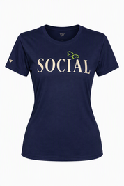 Social Butterfly Ladies Tee