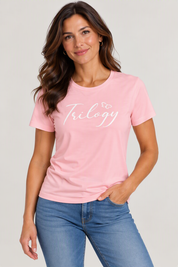 Ladies Trilogy Script Classic Tee