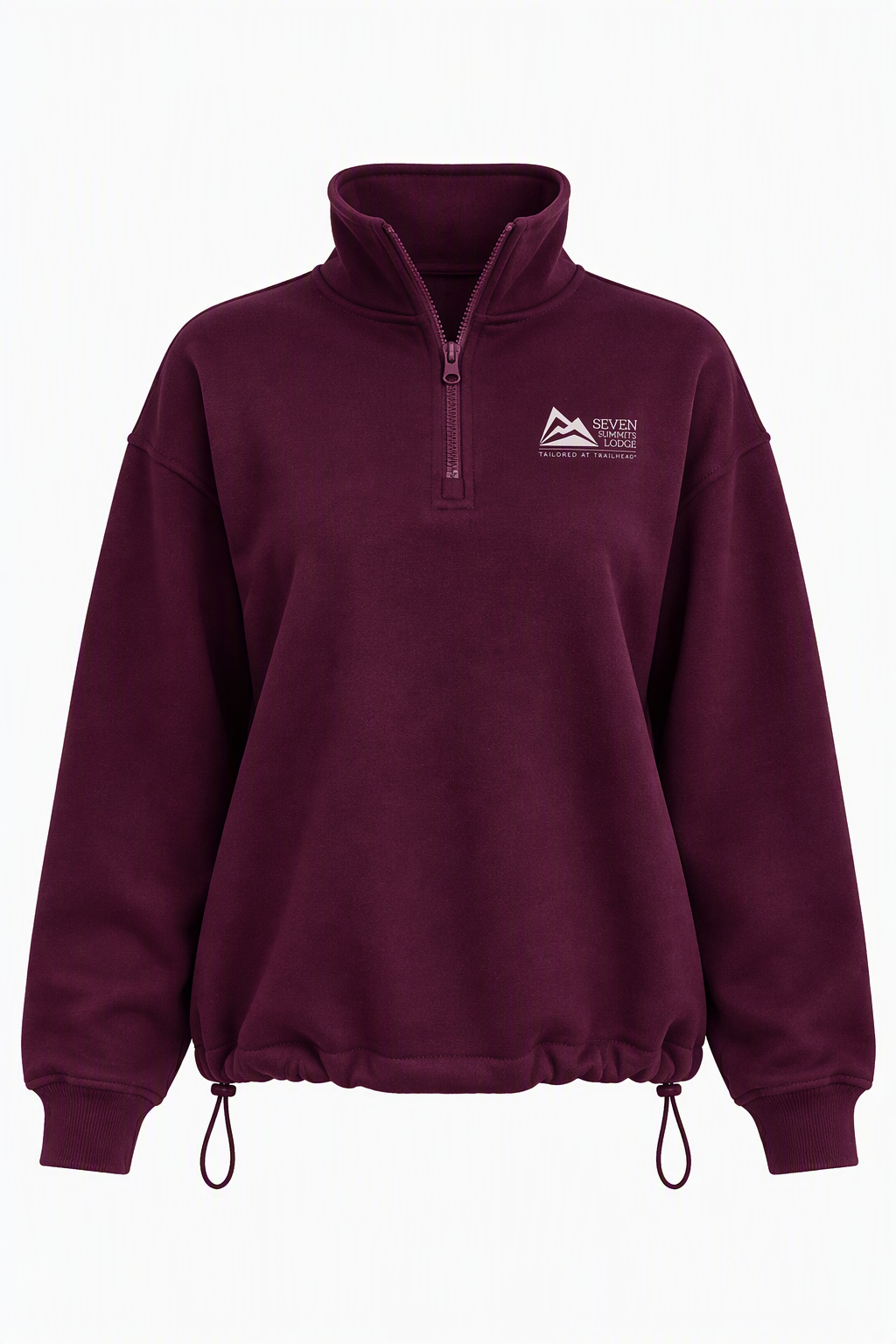 Plush Quarter-Zip Fur Lined Pullover