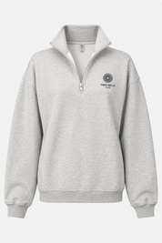 Plush Quarter-Zip Fur Lined Pullover