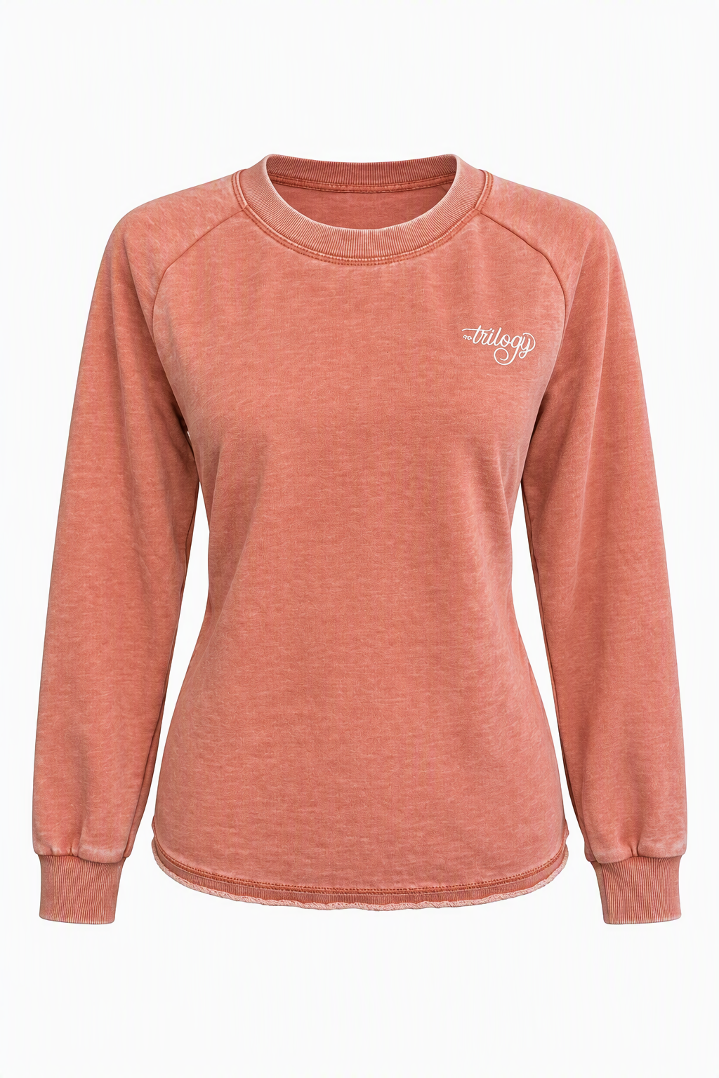 Trilogy Embroidered French-terry sweatshirt