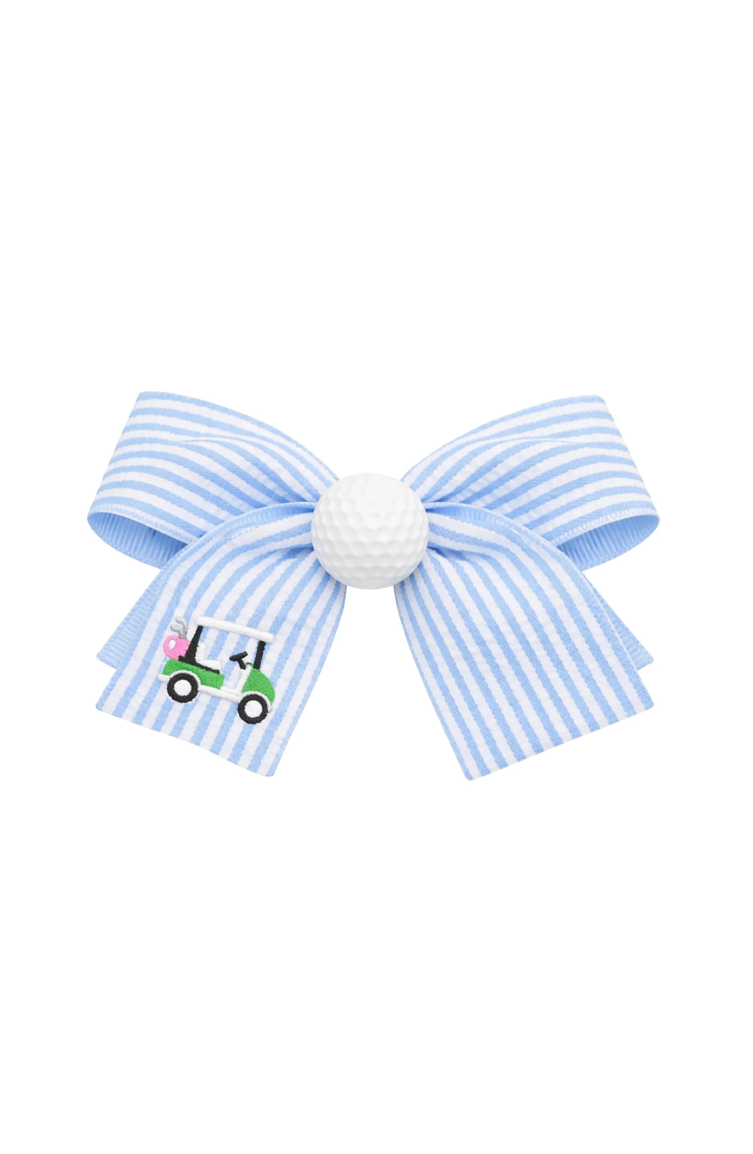Youth Golf-Ball Hair Bow