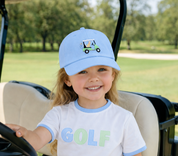 Youth Dog in Golf Cart Baseball Hat