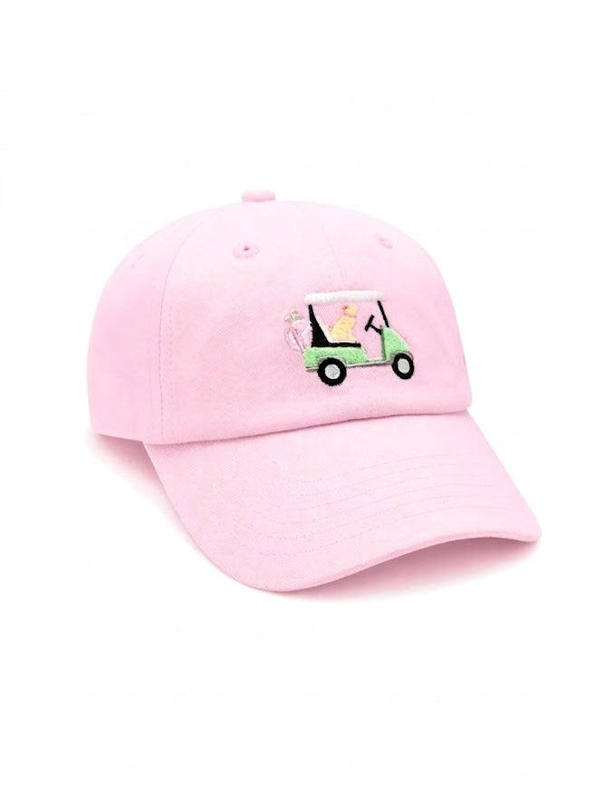Youth Dog in Golf Cart Baseball Hat