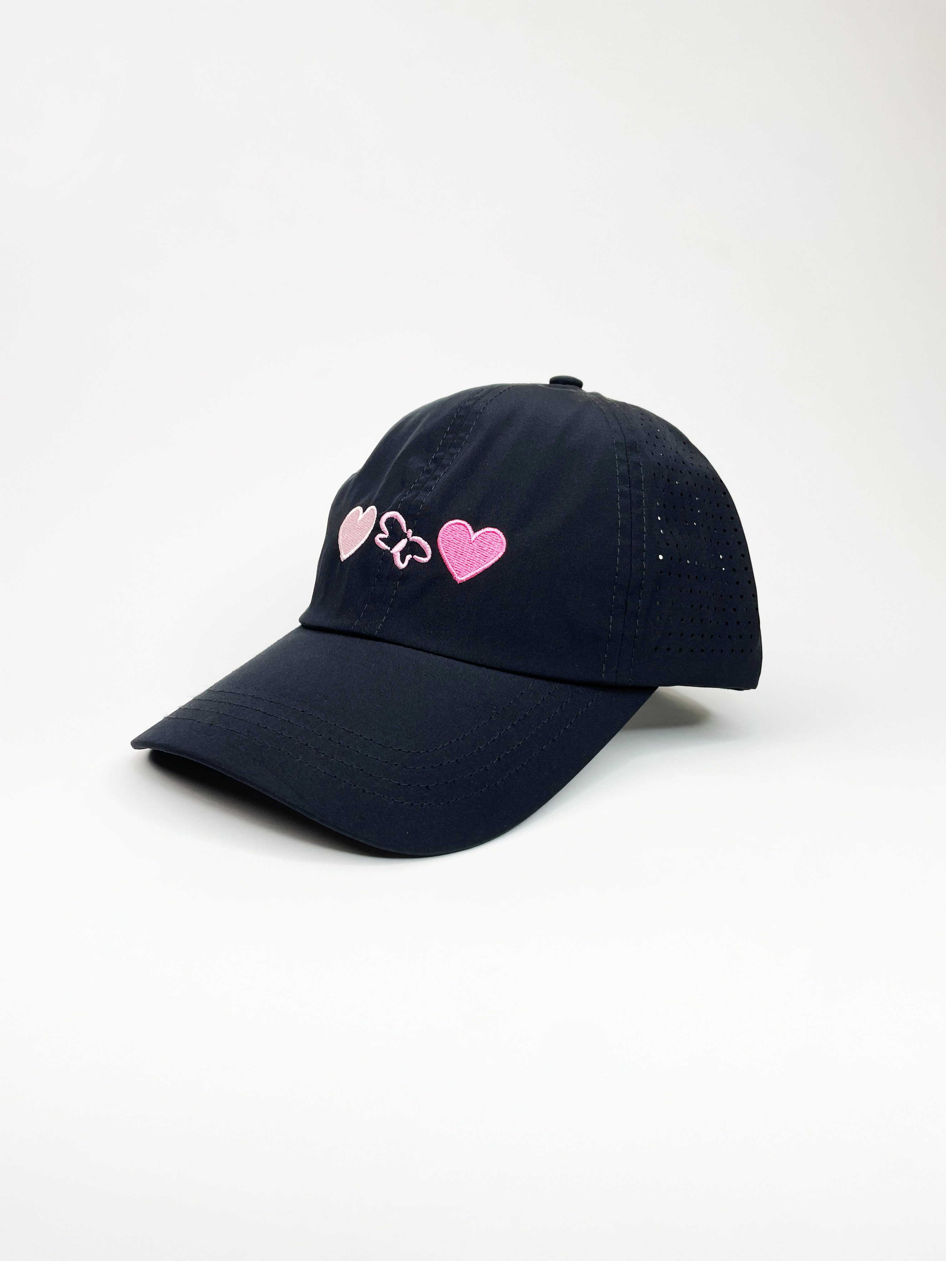 Butterfly & Heart Ponyback Hat
