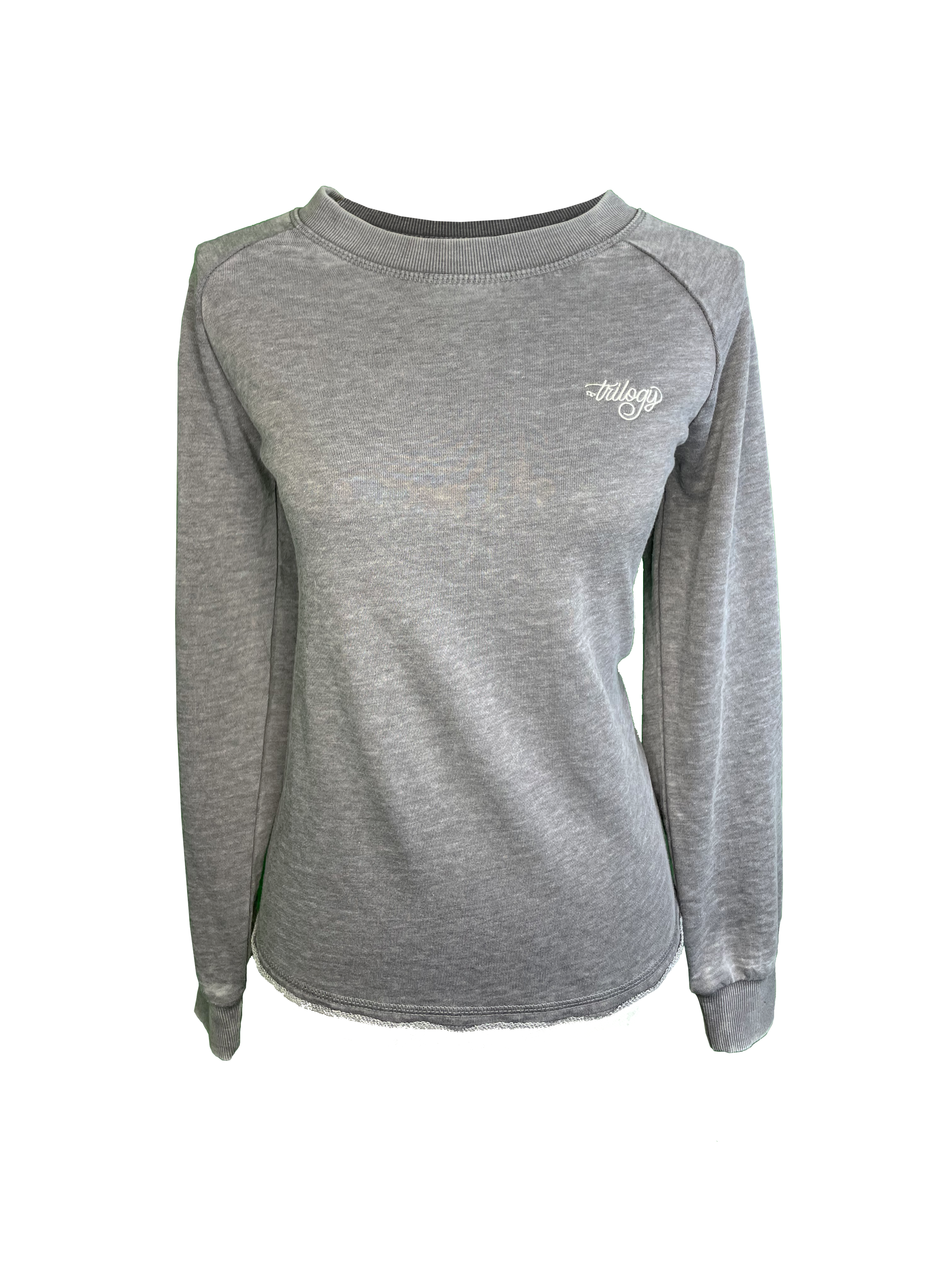 Trilogy Embroidered French-terry sweatshirt