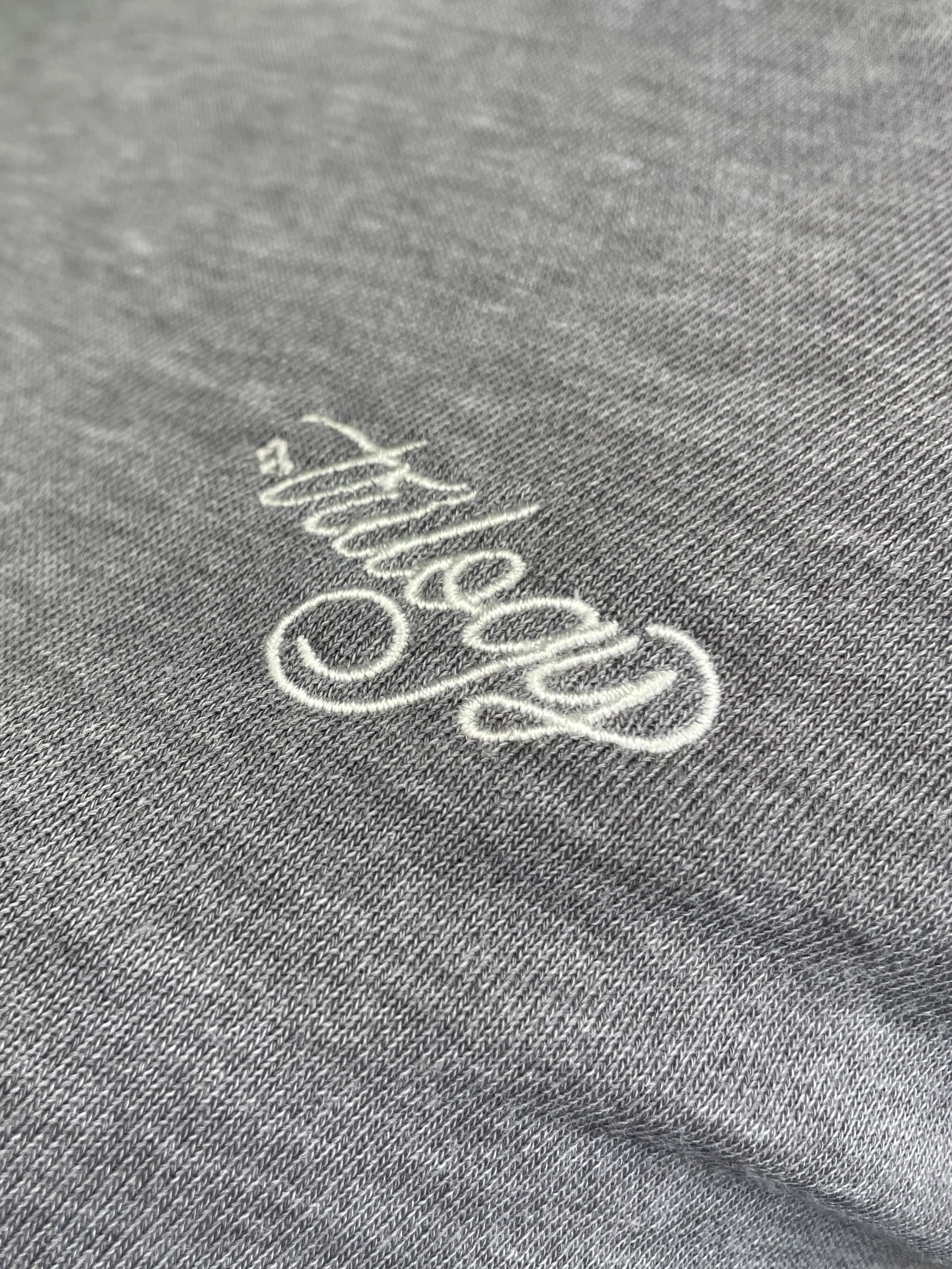 Trilogy Embroidered French-terry sweatshirt