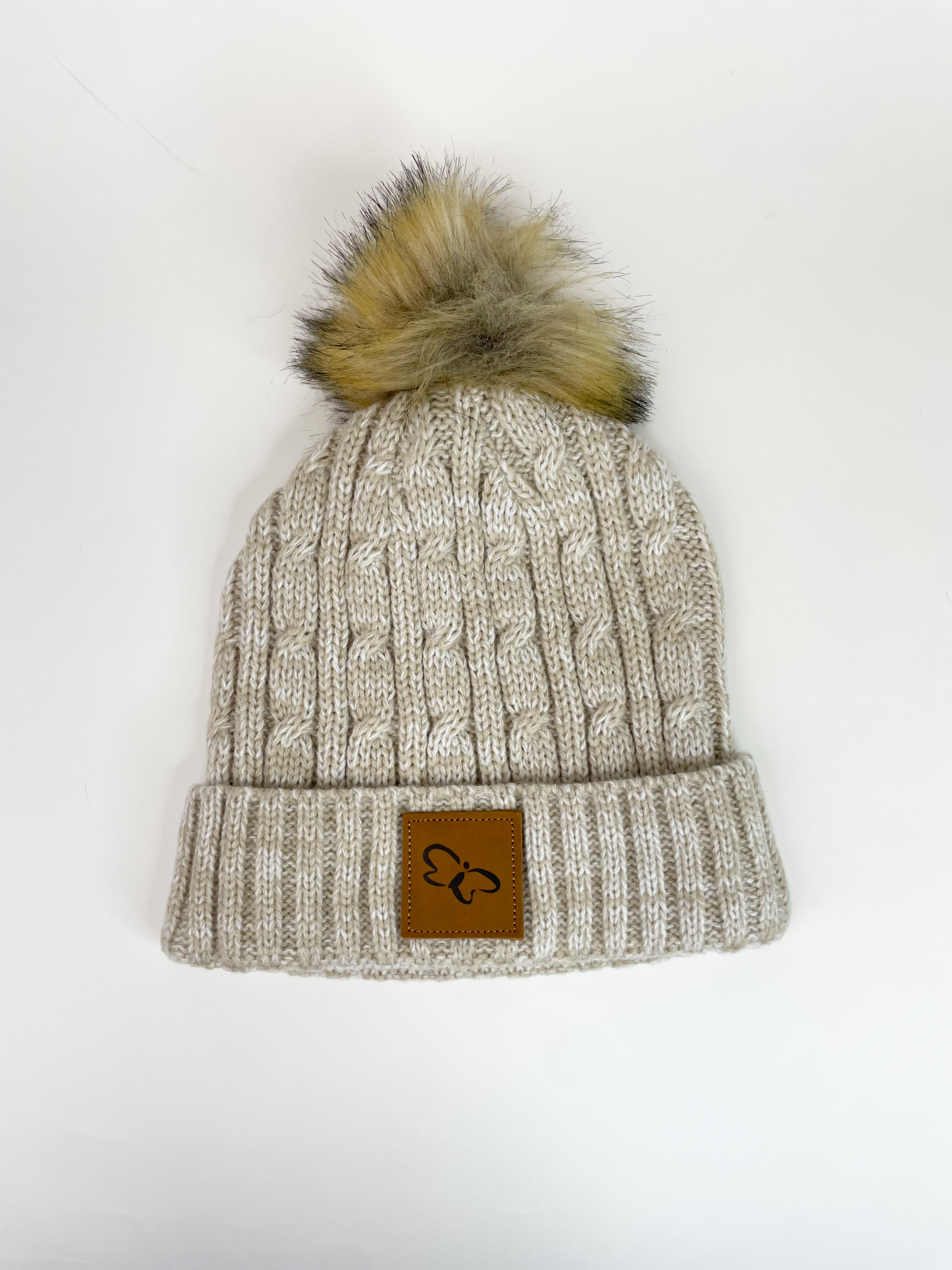 Butterfly Knit Beanie