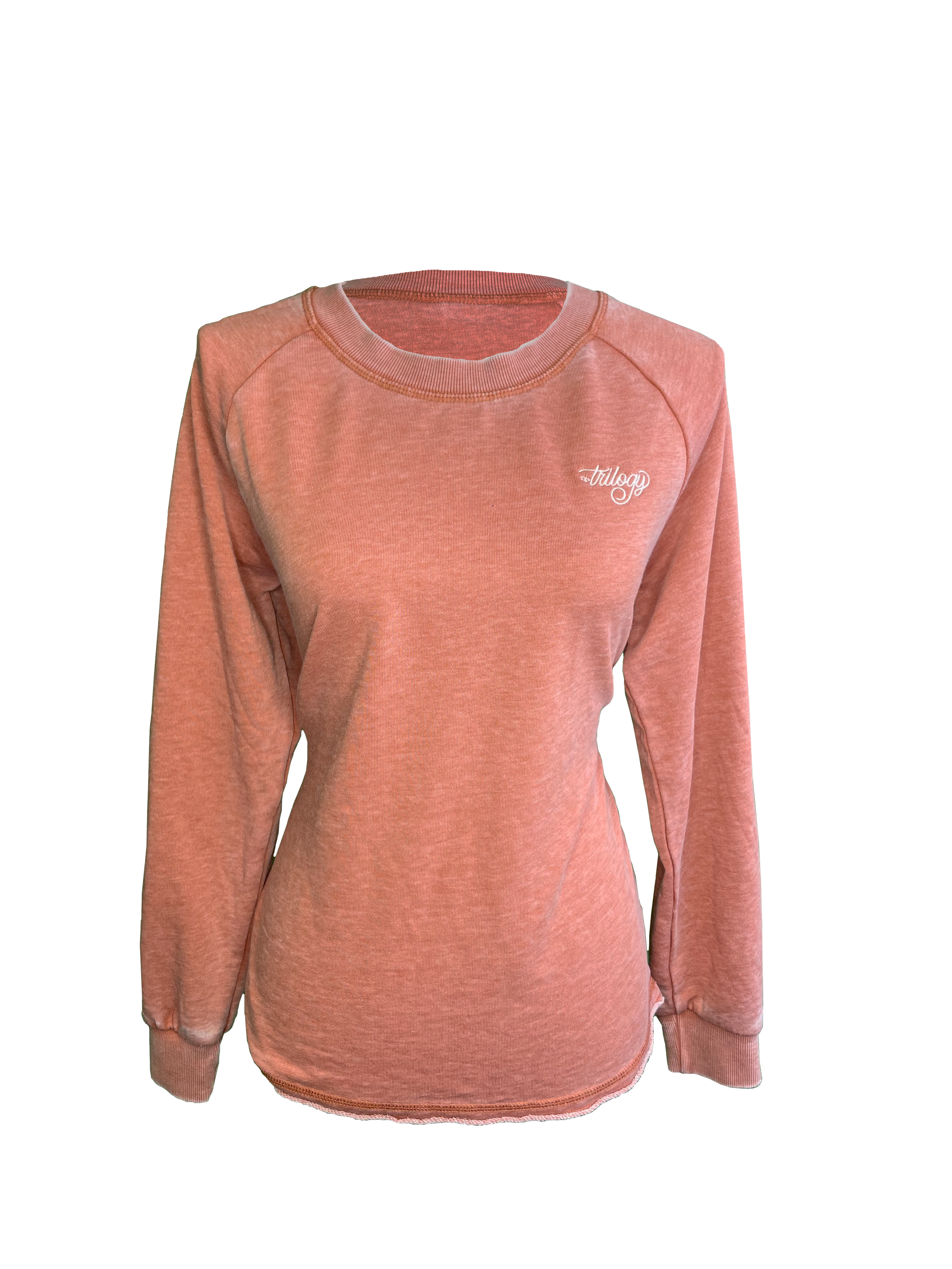 Trilogy Embroidered French-terry sweatshirt