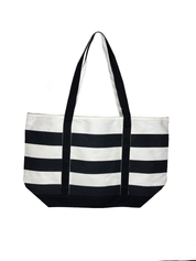 Premium Striped Tote Bag