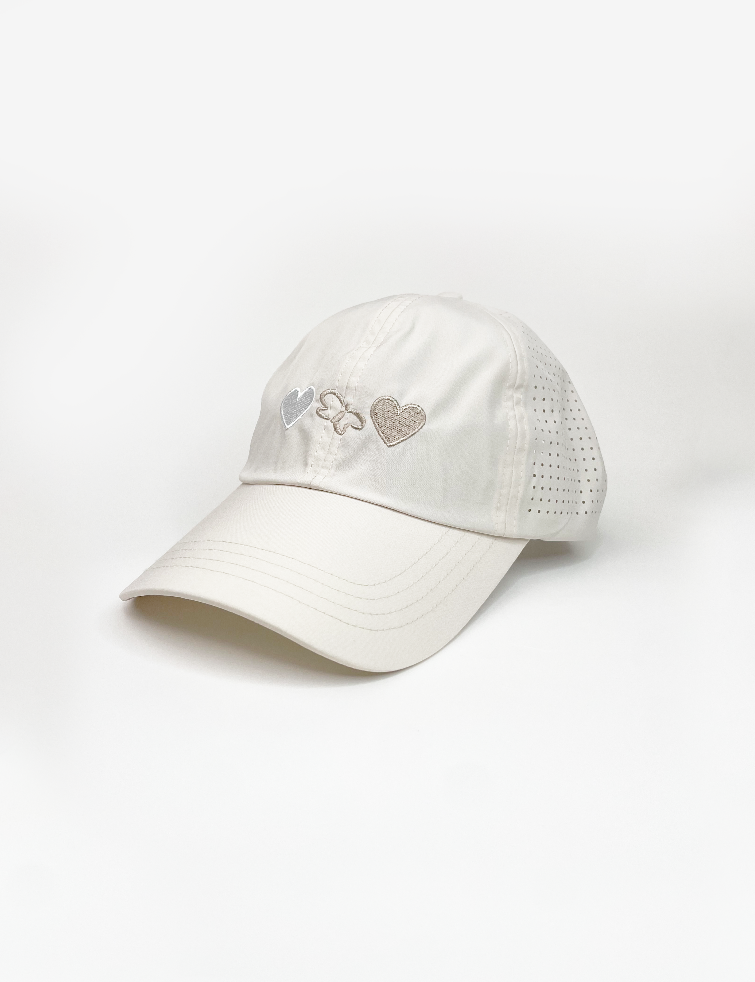 Butterfly & Heart Ponyback Hat