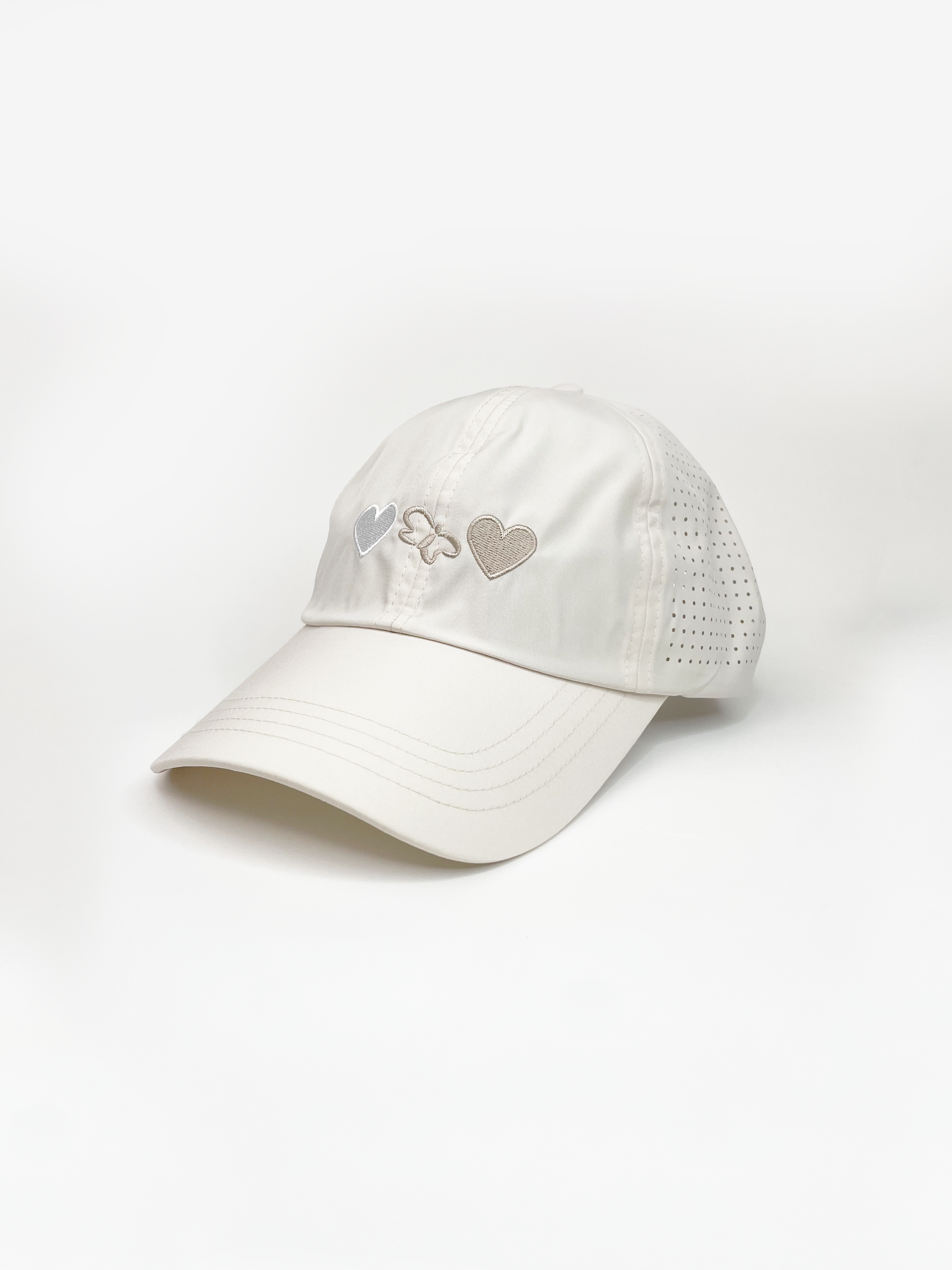 Butterfly & Heart Ponyback Hat
