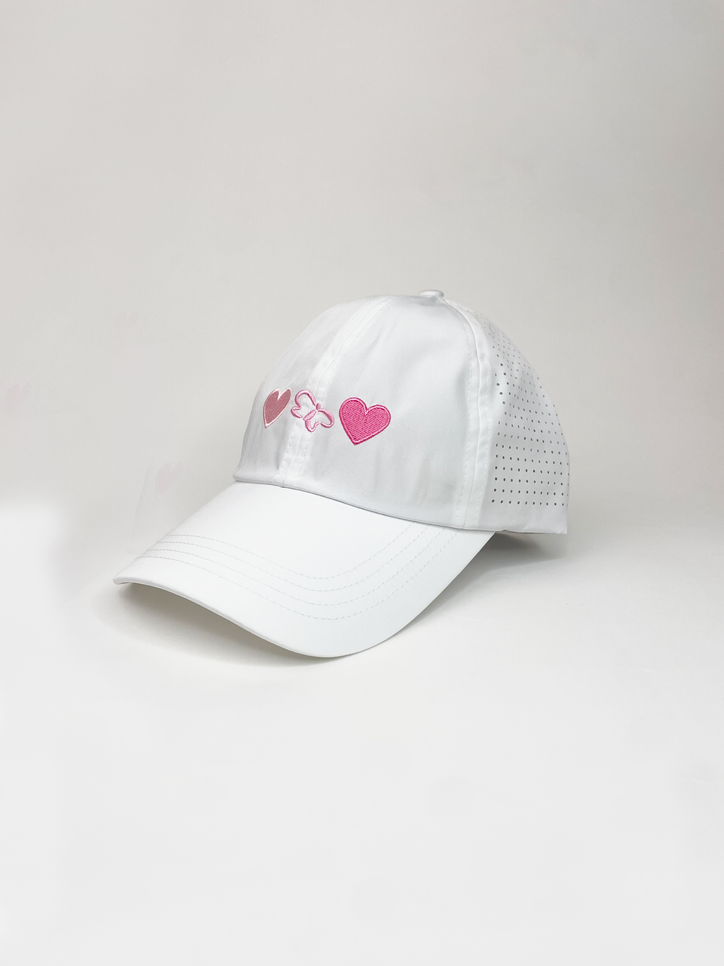 Butterfly & Heart Ponyback Hat