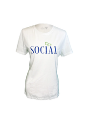 Social Butterfly Ladies Tee