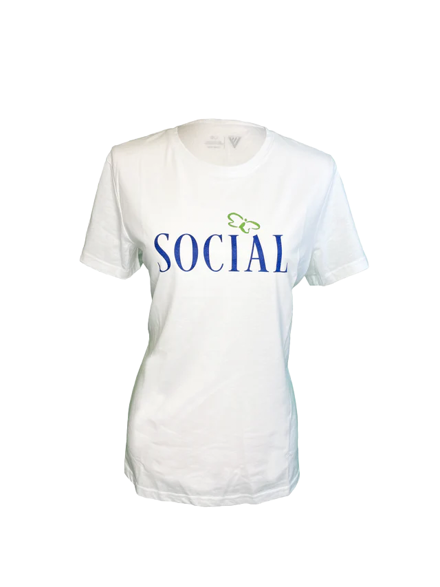 Social Butterfly Ladies Tee