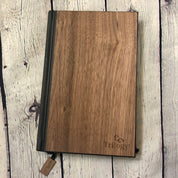 Trilogy Engraved Wood Journal